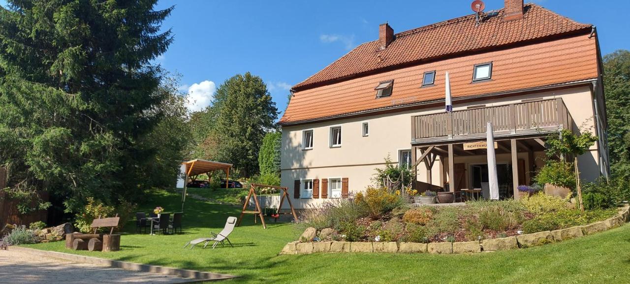 Ferienwohnung Richtermuehle Saupsdorf Exterior foto
